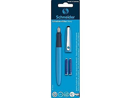 Stilouri școlare - Stilou Schneider Wavy Blister Albastru STI179