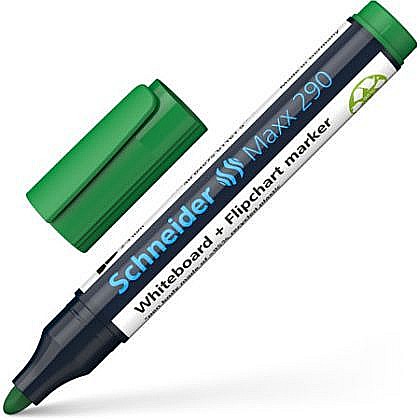 Rechizite școlare - Marker whiteboard + flipchart schneider 290 1-3mm verde