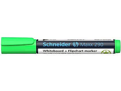 Markere - Marker whiteboard + flipchard schneider 290 vernil