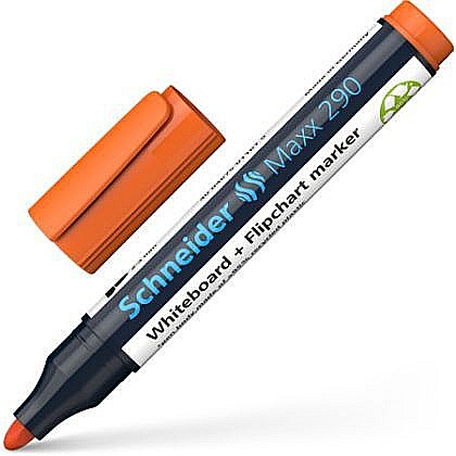 Markere și textmarkere - Marker Schneider Maxx 290 whiteboard si flipchart portocaliu
