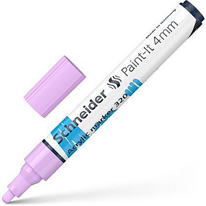 Rechizite școlare - Marker vopsea acrilica paint-it 320 4mm schneider violet deschis