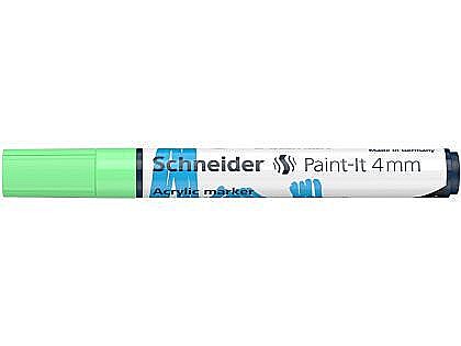Rechizite școlare - Marker vopsea acrilica paint-it 320 4mm schneider vernil