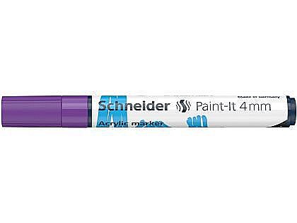 Markere - Marker vopsea acrilica paint-it 320 4mm schneider mov
