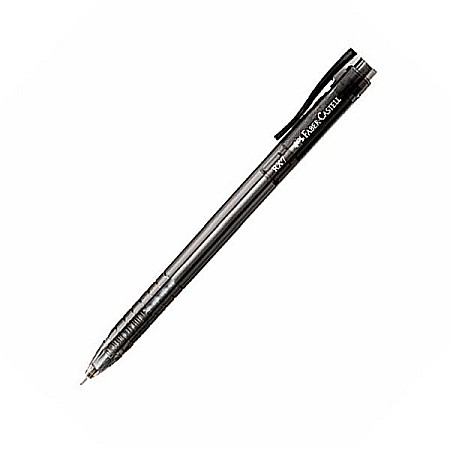 Birotică și accesorii birou - Roller 0.7 mm semi-gel cu mecanism negru RX7 Faber-Castell