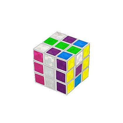 Jocuri de construcție și cuburi - Cub magic tip rubik mini glitter trendhaus 950697