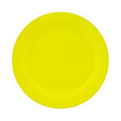 Farfurii și pahare - Farfurii carton party galben 18cm 733-31