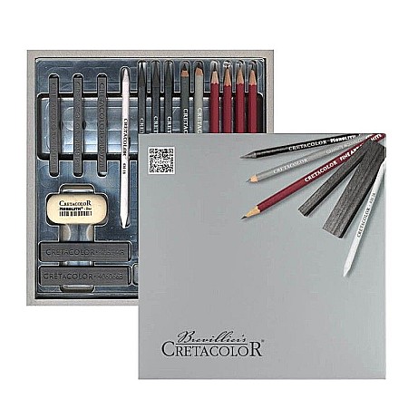 Rechizite școlare - Silver box 17 creioane 400 17