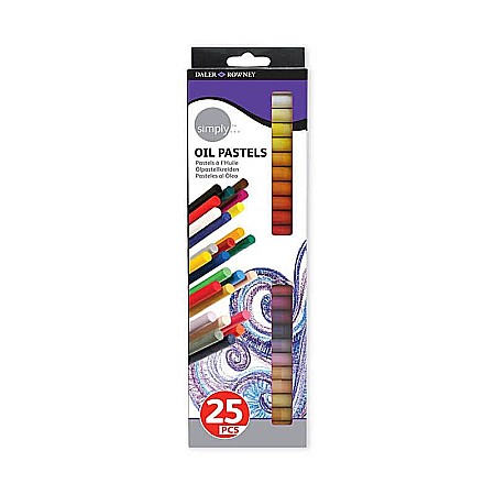 Rechizite școlare - Pastel ulei simply set 25buc daler rowney fl157500125