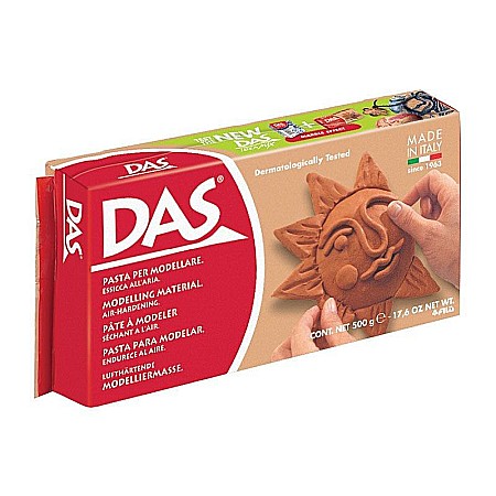Lut și pastă modelaj - Pasta modelaj terracotta 1kg das l0387600