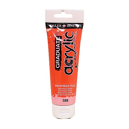 Culori acrilice - Culori acril graduate 120ml vermilion hue fl123120588