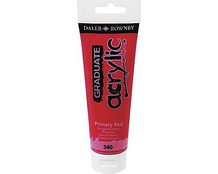Culori acrilice - Culori acril graduate 120ml primary red fl123120540