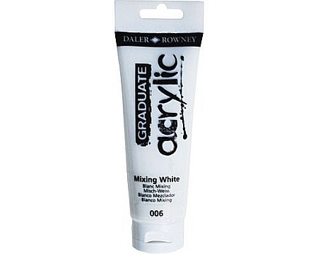 Artă și creativitate - Culori acril graduate 120ml mixing white fl123120006