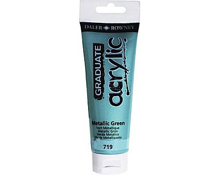 Culori acrilice - Culori acril graduate 120ml metallic green fl123120719