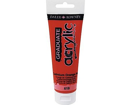 Culori acrilice - Culori acril graduate 120ml cadmium orange hue fl123120619