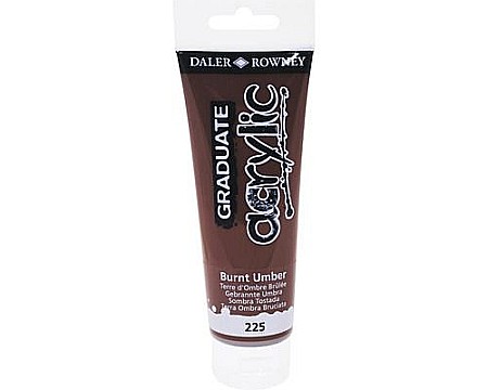Culori acrilice - Culori acril graduate  120ml burnt umber fl123120225