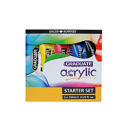 Culori acrilice - Acrilic graduate set 5x120ml fl123900100