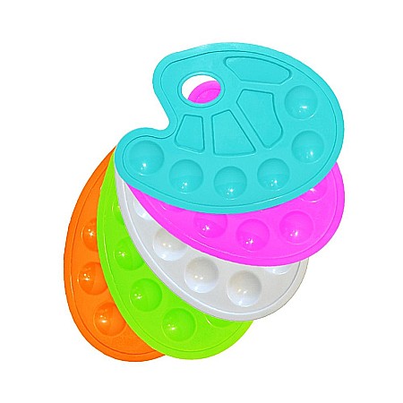 Pahare și palete pictură - Paleta pictura 23x17 cm plastic Nebo