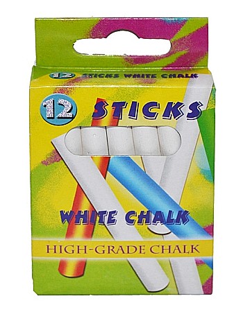 Artă și creativitate - Creta alba 12bucati/cutie 005