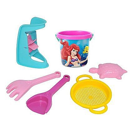Jucării pentru nisip - Galetusa nisip princess+5 accesorii 12.5x14cm tigres 77553