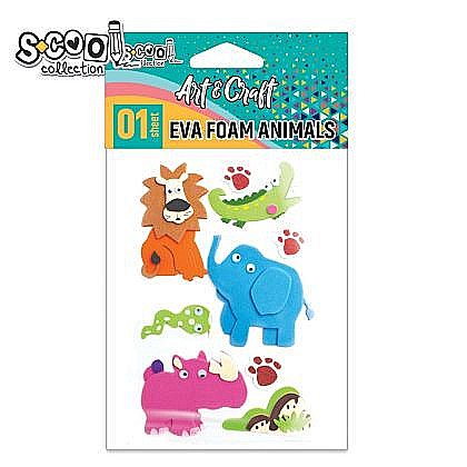 Artă și creativitate - Accesorii craft animale spuma eva s-cool sc2408