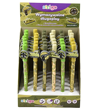 Pixuri - Pix strigo cerneala cu stergere military ssc205