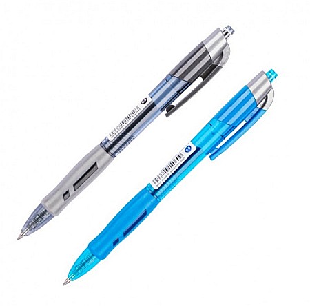 Rechizite școlare - Pix cu gel si mecanism 0.5mm negru aris deli dleg08bk