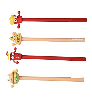 Pixuri - Pix din silicon cu gel fast food 0.5mm albastr ssc230