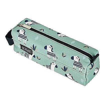 Penare - Penar etui fete verde 1 compartiment Herlitz