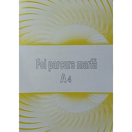 Tipizate și registre - Foi parcurs marfa A4