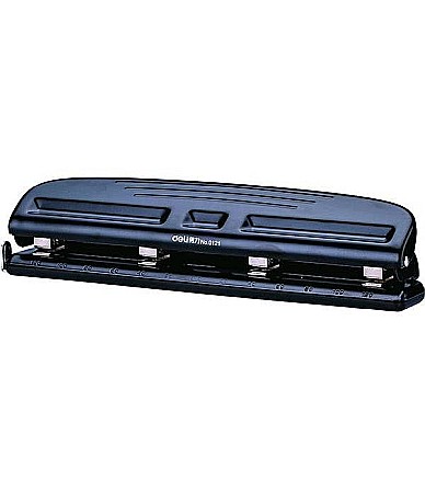 Instrumente și accesorii birou - Perforator 4 gauri 10 coli diverse culori deli dle0121