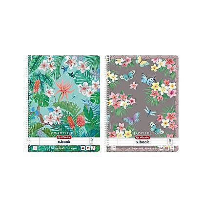 Caiete dictando - Caiet A4 80 file cu spira dictando Ladylike Herlitz