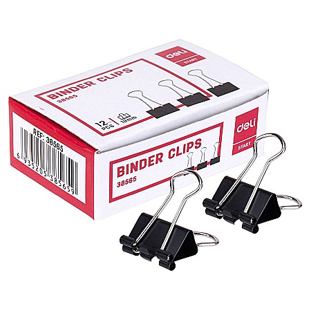 Clipsuri și pioneze - Clips hartie 19mm 12 bucati Deli