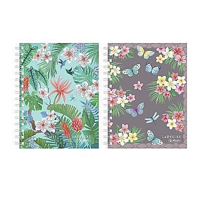 Caiete matematică - Caiet A6 100 file cu spira matematica Ladylike Herlitz