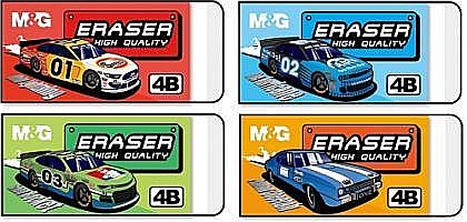 Instrumente de scris - Guma de sters alba m&g mini top speed axp963cy