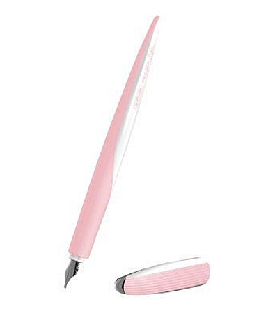 Stilou Herlitz my.pen Style caligrafie 3 penite roz 4 rezerve [1]