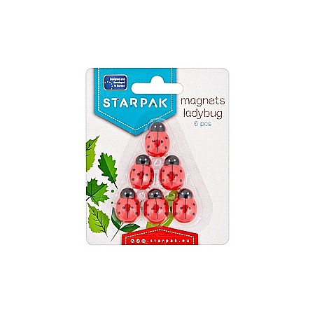 Accesorii table și flipchart - Magneti buburuza 6buc/set 438886 stk