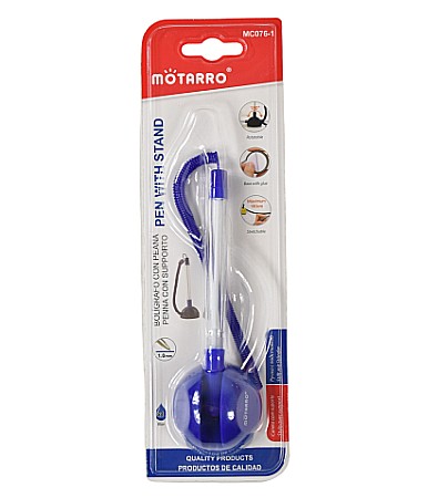 Pixuri - Pix cu suport 1 mm albastru Motarro