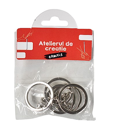 Artă și creativitate - Inel pentru breloc 5buc/set diametru 2.5cm