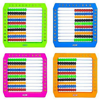 Socotitori și bețisoare pentru numărat - Socotitoare plastic  16x16 8036