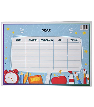 Lupe și articole educative - Orar a5 promo