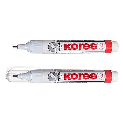 Corectoare și radiere - Pix corector 10g kores ko83301