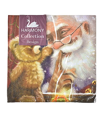 Servețele și tacâmuri - Servetele craciun 33x33cm 3 straturi set 20.