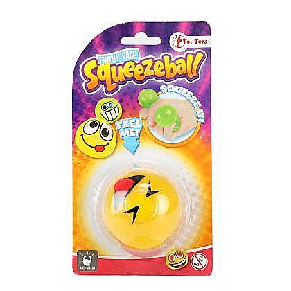 Jucării și jocuri - Minge splat emoji pe blister toi-toys 35249z