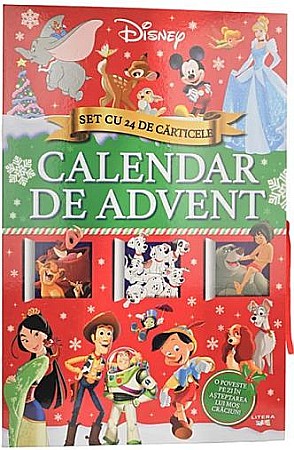 Cărți - Disney.Calendar de advent.Set cu 24 de carticele