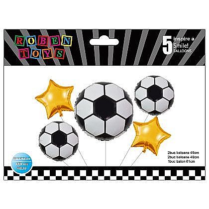 Articole Party - Balon folie aluminiu minge fotbal tz-q5002