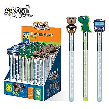 Promoții de Toamnă - Creion grafit multi-point cu figurina S Cool Collection