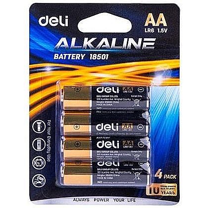 Energie și alimentare - Baterii r6 (aa) alcaline 4 buc/set deli dle18501