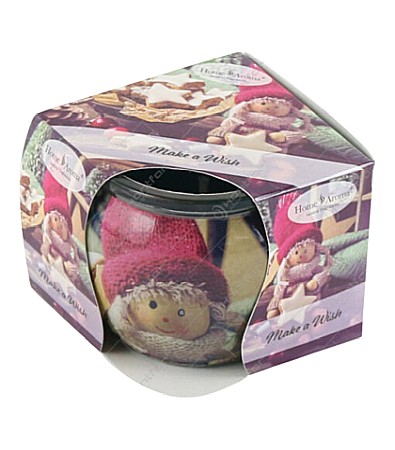 Lumânari și candele - Lumanare parfumata in pahar make a wish b97083