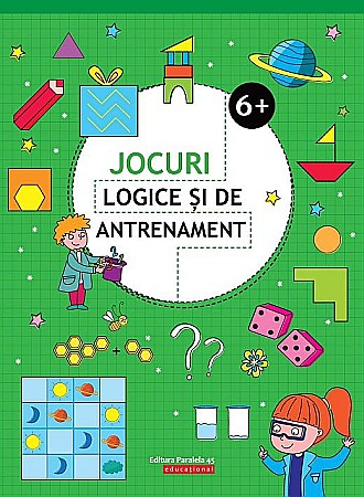 Cărți pentru copii - Jocuri logice si de andrenament 6 ani+