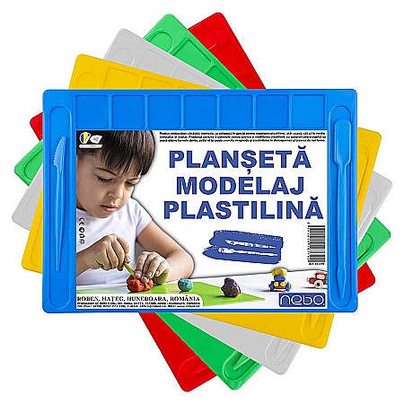 Artă și creativitate - Planseta modelaj cu accesorii 28x20cm nebo 16779